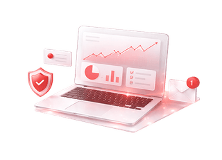 Test Red Fin 10 platform showing easy crypto trading signup flow